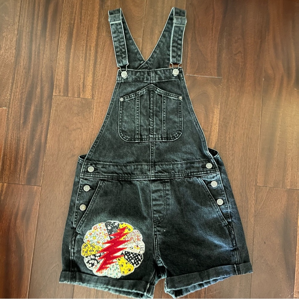 Grateful Overalls Quilt Block Patchwork Mandala S… - image 4